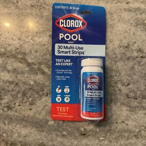 NEW Clorox 30 Pc POOL & SPA Multi-Use Smart TEST STRIPS Chlorine pH Alkalinity